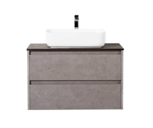Тумба под раковину BelBagno Kraft KRAFT-900-2C-SO-CG 90 см, подвесная, цвет цемент серый (cemento grigio)
