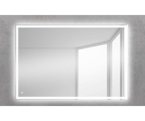 Зеркало BelBagno SPC-GRT-1000-600-LED-TCH 100 x 60 см со встроенным светильником и сенсорным выключателем