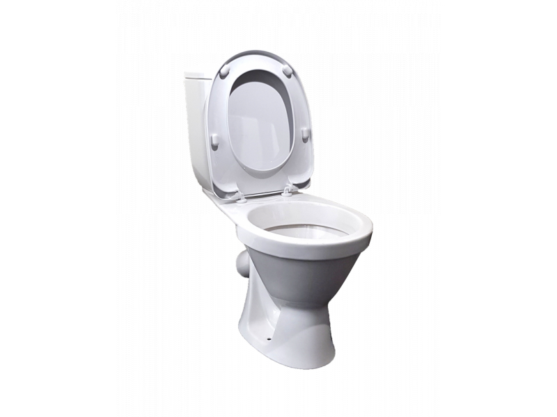 Купить Напольный унитаз VitrA Eco Line 9837B003-7200 крышка стандарт