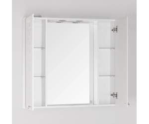 Зеркало-шкаф Style Line Канна 90/С ЛС-00000167, 90 см, белое