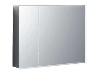 Зеркальный шкаф Geberit Option Plus, 90 см, со светодиодной подсветкой, розеткой и увеличительным зеркалом, корпус зеркальный, 500.594.00.1