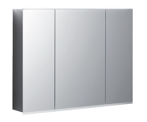 Зеркальный шкаф Geberit Option Plus, 90 см, со светодиодной подсветкой, розеткой и увеличительным зеркалом, корпус зеркальный, 500.594.00.1
