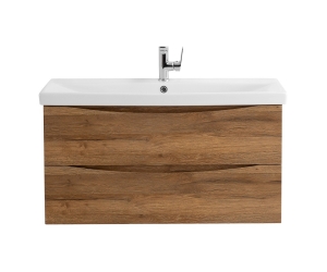 Тумба под раковину BelBagno Marino-Cer 100, подвесная, цвет Rovere Rustico, MARINO-CER-1000-2C-SO-RR-P