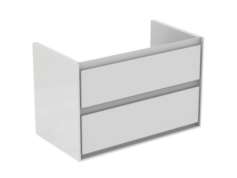 Купить Тумба под раковину Ideal Standard Connect Air E0819B2, 80 см, белый глянцевый, белый матовый
