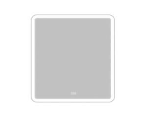 Зеркало BelBagno 80x80 см со встроенным светильником и сенсорным выключателем и подогревом, SPC-MAR-800-800-LED-TCH-WARM