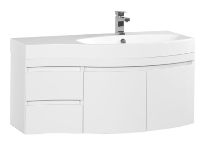 Тумба под раковину Aquanet Опера 2-115 R (2 дверцы, 2 ящика) 00169654, правая, цвет белый