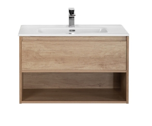 Тумба под раковину BelBagno Kraft 90, подвесная, цвет Rovere Nebrasca Nature, Kraft-900-1C-SO-RNN