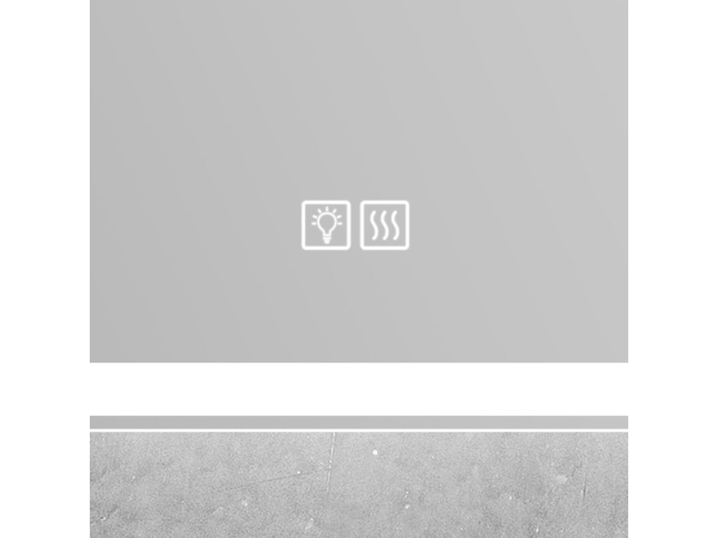 Купить Зеркало BelBagno 90 x 60 см со встроенным светильником, сенсорным выключателем и подогревом, SPC-GRT-900-600-LED-TCH-WARM