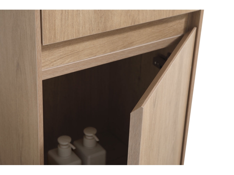 Купить Пенал Vincea Chiara/Luka 80 см, подвесной, светло-коричневый (N.Oak), VSC-2CL150NO