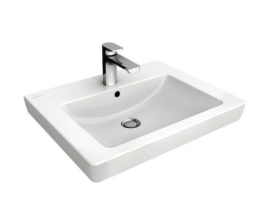 Раковина Villeroy&Boch Subway 2.0, 60 х 47 см, встраиваемая сверху, альпийский белый, 71136001