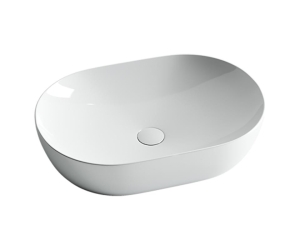 Раковина Ceramica Nova CN5009 60 x 41.5 x 13.5 см, накладная, овальная, без перелива