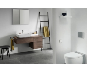 Тумба под раковину Geberit VariForm, 120 см, с сифоном, цвет белый, 501.171.00.1