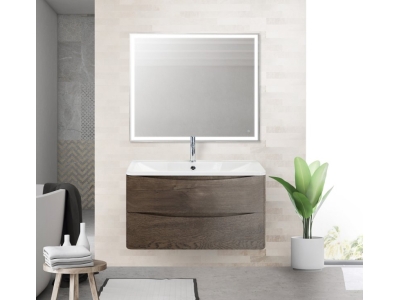 Тумба под раковину BelBagno Acqua-900 ACQUA-900-2C-SO-RNG искусственный камень, цвет коричневый