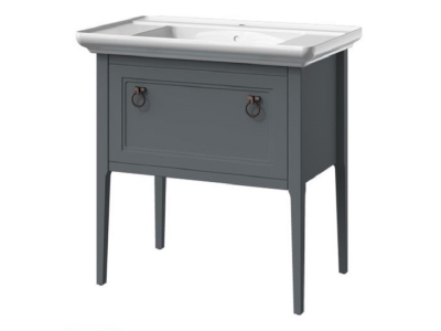 Тумба под раковину Caprigo Aspetto Jersey 34312 85 см, цвет TP-810 графит