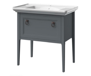 Тумба под раковину Caprigo Aspetto Jersey 34312 85 см, цвет TP-810 графит
