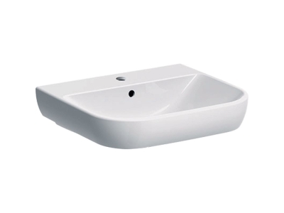 Раковина Geberit Smyle 500.227.01.1, 55 х 48 см, белая