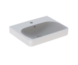 Раковина Geberit Smyle Square 500.259.01.1, 55 х 44 см, белая