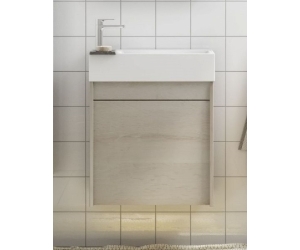 Тумба под раковину Art&Max Family-400-1D-SO-PB, 40 x 22.5 x 59.5 см подвесная, бежевый