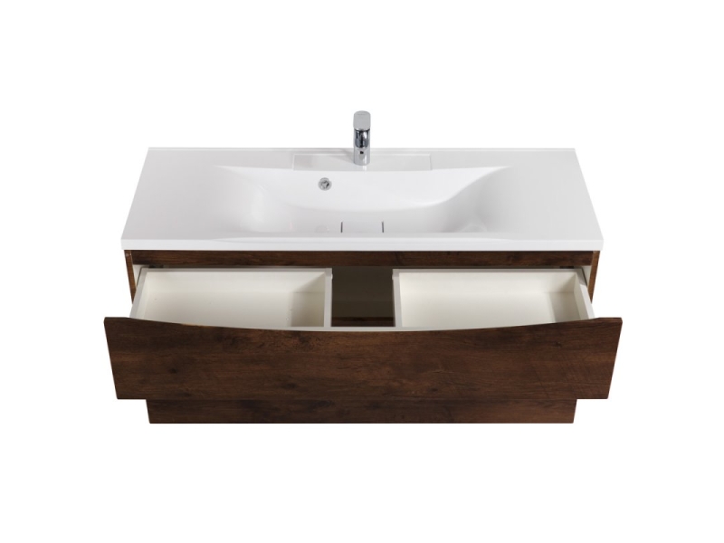 Купить Тумба под раковину BelBagno Marino 120 см, Rovere Moro - коричневый дуб, MARINO-H60-1200-2C-SO-RW-P