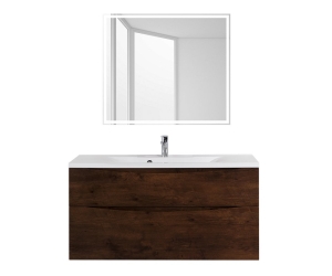 Тумба под раковину BelBagno Marino 120 см, Rovere Moro - коричневый дуб, MARINO-H60-1200-2C-SO-RW-P