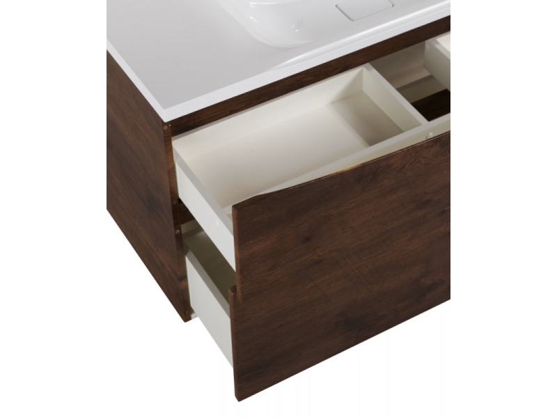 Купить Тумба под раковину BelBagno Marino 120 см, Rovere Moro - коричневый дуб, MARINO-H60-1200-2C-SO-RW-P