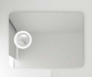 Реверсивное зеркало с подсветкой и увеличительным зеркалом Berloni Bagno SIR0950 (950x650)