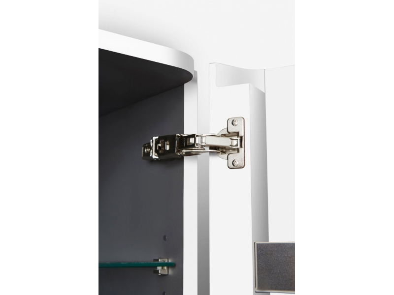 Купить Пенал Am.Pm Sensation, M30CHR0406WG, цвет - белый глянец, правый, 40x35x155 см