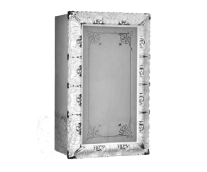 Зеркало-шкаф Migliore Claudio ML.COM-70.802.AV.DO - белое золото