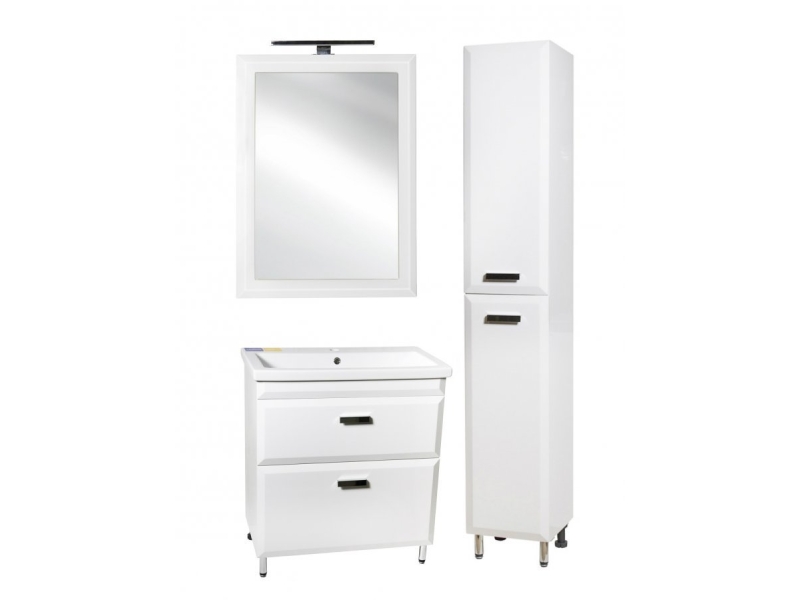 Купить Тумба под раковину Style Line Лотос 70 CC-00000375 Люкс Plus, 70 см, напольная, белая