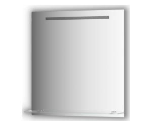 Зеркало с полочкой и LED-светильником Evoform Ledline-S BY 2155 70х75 см