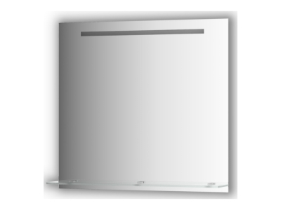 Зеркало с полочкой и LED-светильником Evoform Ledline-S BY 2156 80х75 см