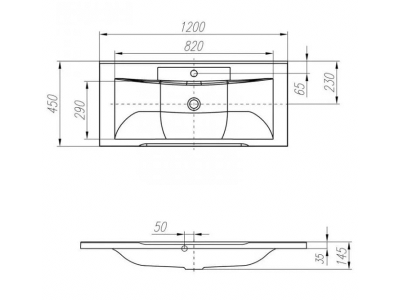 Купить Раковина Акватон Премьер М 1200 1A70483KPR010