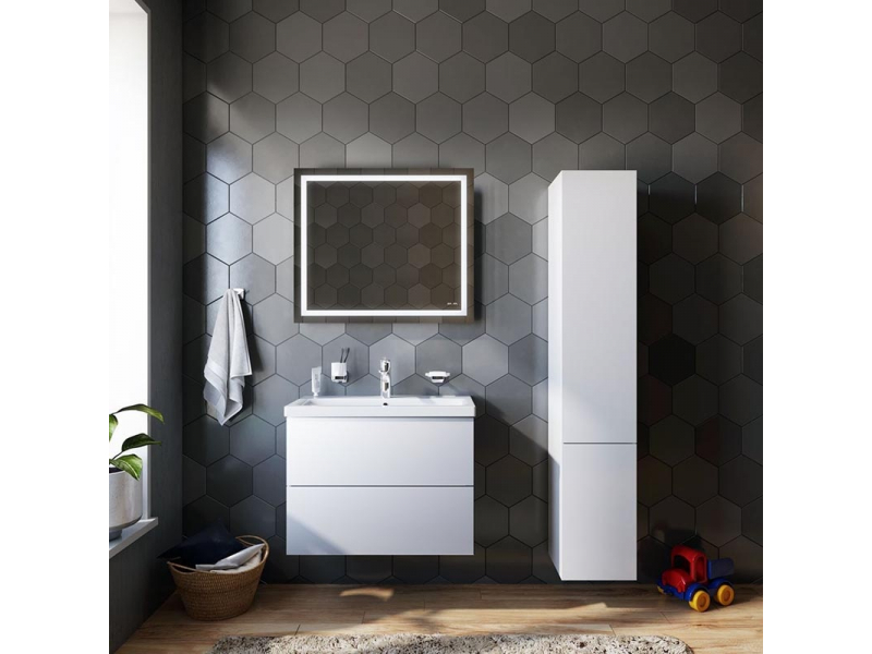 Купить Пенал Am.Pm Gem 30 M90CHR0306WG подвесной, цвет белый, петли справа