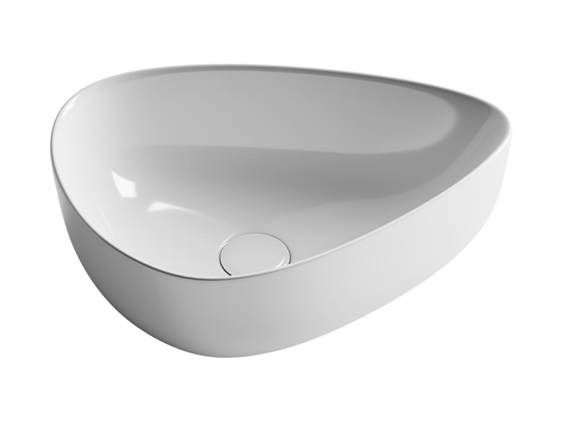 Купить Раковина Ceramica Nova Element CN5026 45.5 x 32 х 15.5 см, накладная, асимметричная, без перелива