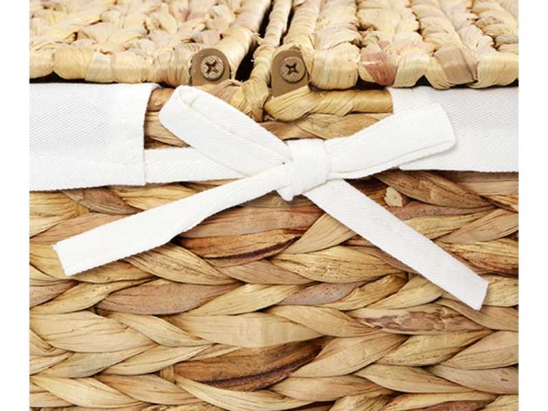 Купить Корзина плетеная WasserKraft Dill, с крышкой, WB-610-L