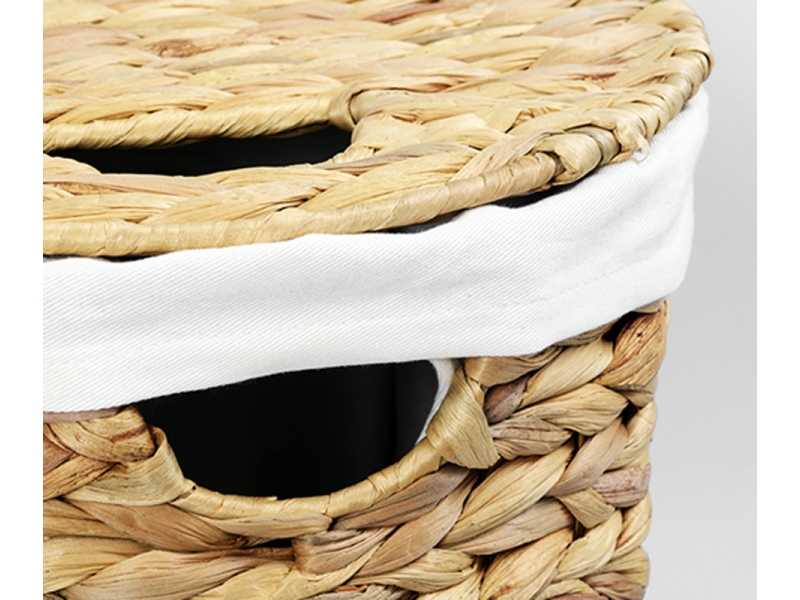 Купить Корзина плетеная WasserKraft Dill, с крышкой, WB-610-L