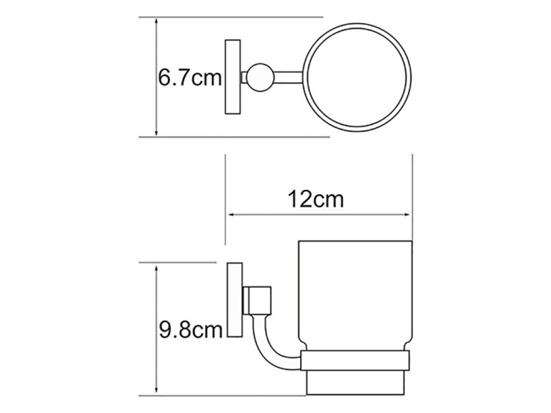 Купить Стакан Wasserkraft Rhein, K-6228