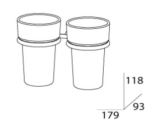 Стакан двойной FBS Universal UNI 026