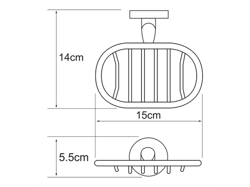 Купить Мыльница решетка WasserKRAFT Rhein, K-6269