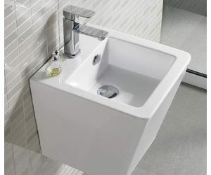 Раковина CeramaLux N, 36.5 х 40 см, подвесная, белая, 500V