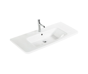 Раковина BelBagno Urban 105 см, керамика, цвет белый, 12105-KL