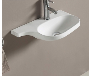 Раковина CeramaLux N, 50 х 30 см, подвесная, белая, 78365