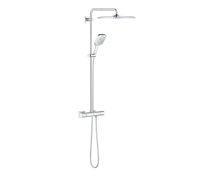 26649000 Rainshower SmartActive 310 Mono Cube Душевая система, квадратный, 1 режим струи, с термостатом, хром