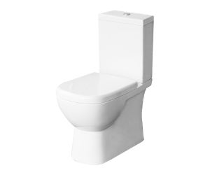 QUADRO SLIM Унитаз-компакт Белый S1 (WC.CC/Quadro/2-SlimDM/WHT.G/S1)