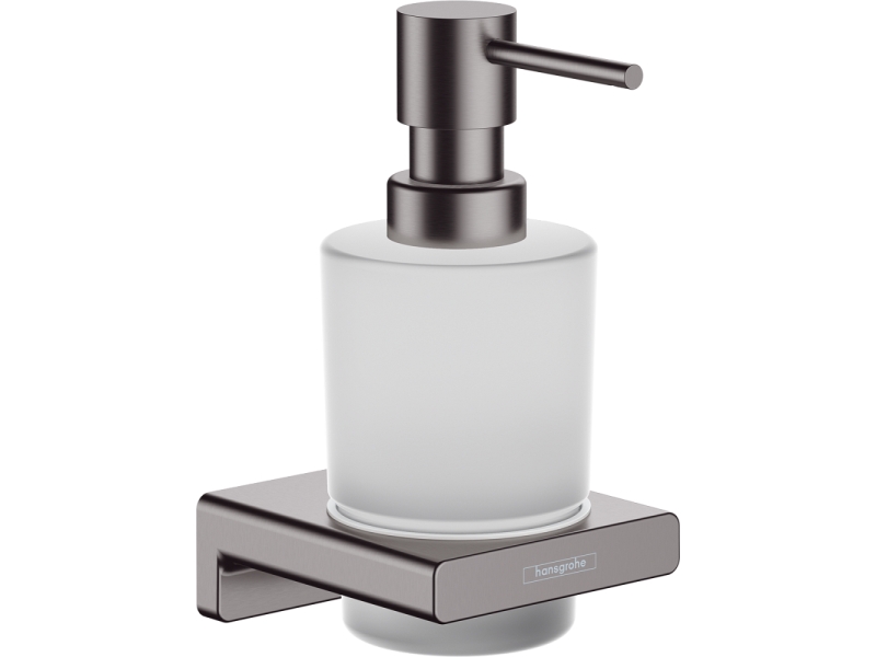 Купить Дозатор для жидкого мыла Hansgrohe AddStoris 41745340 шлифованный черный хром