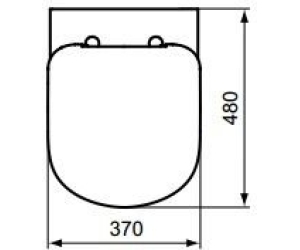 Крышка-сиденье Ideal Standard Tempo (SoftClose) короткая проекция T679901