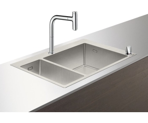 Кухонная мойка с встроенным смесителем Hansgrohe C71-F655-09 75x50 43206000