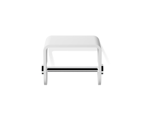 Decor Walther 0974554 - STONE TPH4 Держатель туалетной бумаги Белый / Хром