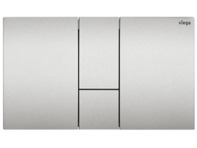 773274 Prevista Панель смыва для унитазов Visign for Style 24, пластик, матовый хром, модель 8614.1