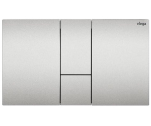 773274 Prevista Панель смыва для унитазов Visign for Style 24, пластик, матовый хром, модель 8614.1